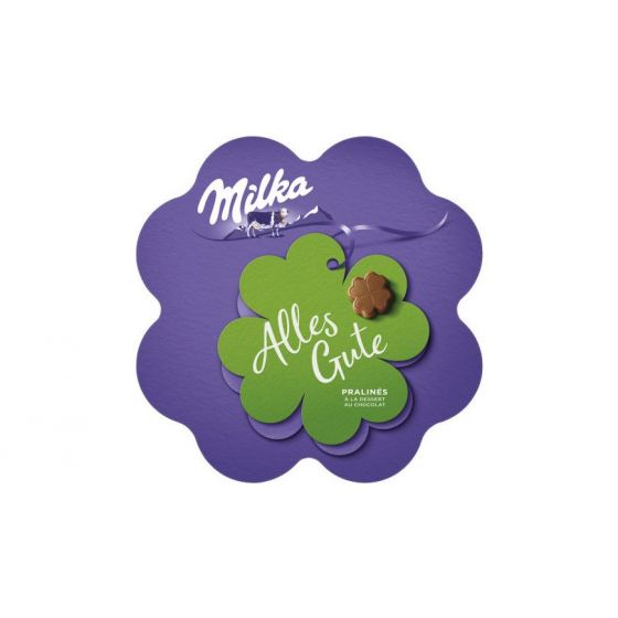 Milka Alles Gute Schokoladen Stueckchen Milch mit Nougat