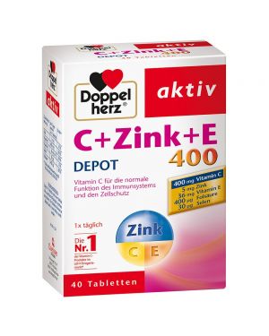 Doppelherz® aktiv C + Zink + E 400 DEPOT Tabletten