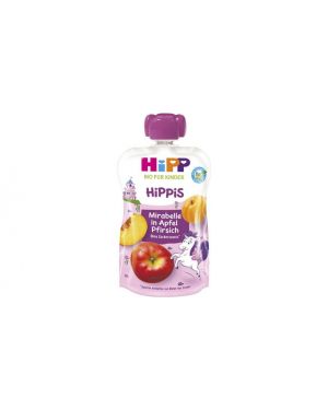 HiPP Bio HiPPiS Quetschbeutel Mirabelle in Apfel-Pfirsich